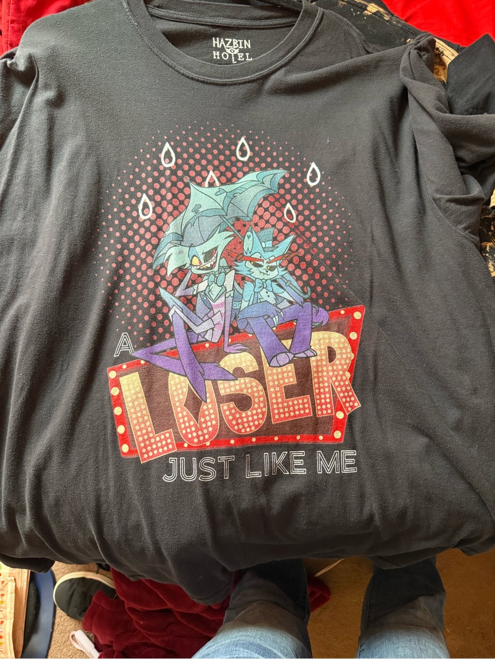Hazbin Hotel Husk & Angel Dust Loser T-Shirt